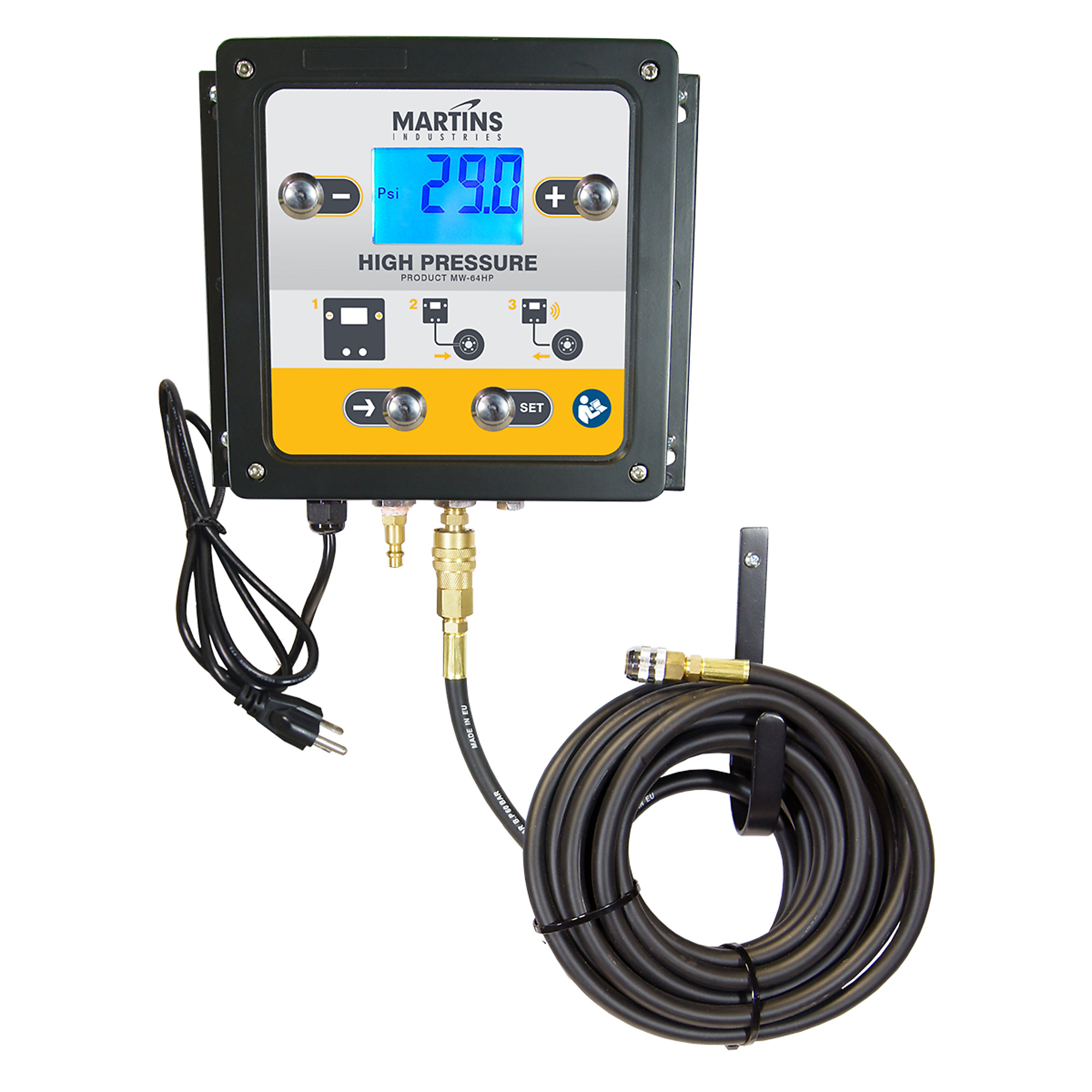 Martins Industries Automatic Tire Inflator — High Pressure, Up to 232 PSI, Nitrogen Compatible, Model# MW-64HP